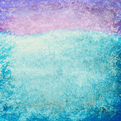 Grunge blue wall background or texture
