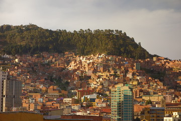 La Paz at sundown