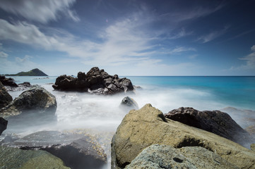 Long Exposure by the Rocks