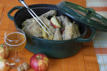 poulet au cidre