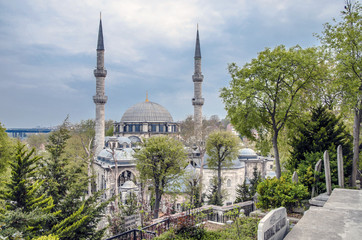 Fototapeta na wymiar Eyup district in Istanbul