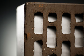 Closeup view of bricks