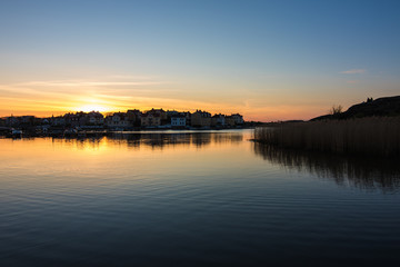 Fototapeta na wymiar Sunset in archipelago