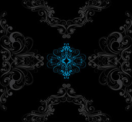 Black pattern background