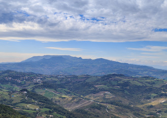 The province of Emilia-Romagna, the view from the observation deck