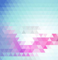 Business Abstract Design Template. Vector Shiny Background made with Triangles. Low poly style background