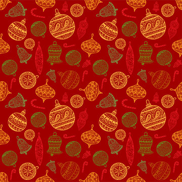 Holiday seamless background