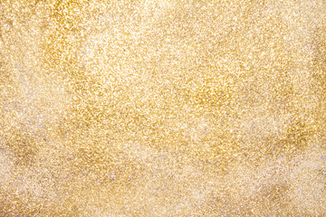 Goldener Bokeh Hintergrund in Weihnachtsstimmung