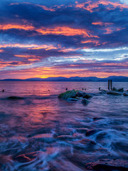 Obraz premium Sunset Rossbeigh Beach