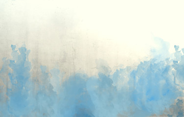 Blue watercolor abstract background texture
