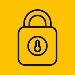 safe secure padlock isolated icon vector illustration design