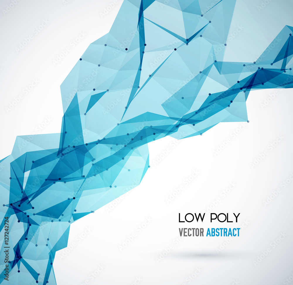 Poster abstract geometric background design