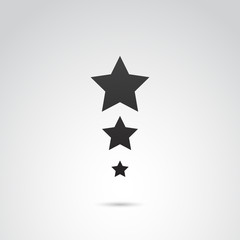 Fototapeta premium Star vector icon.