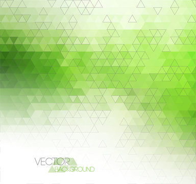 Abstract green light template background