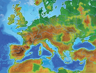 europe map
