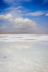 Chaqia (Chakayan) salt lake, Qinghai, China