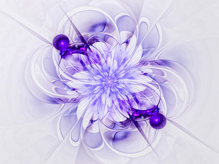 Abstract elegant flower - digitally generated image