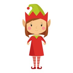 Elf helper vector illustration