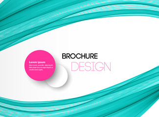 Abstract vector background, futuristic wavy 