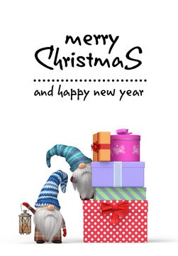 Santa Claus wish us a very Merry Christmas
