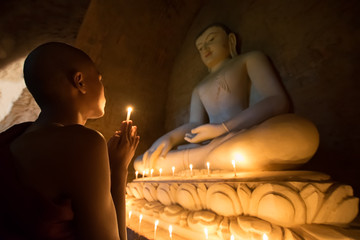 Myanmar monk