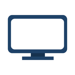 monitor desktop computer icon vector illustration design