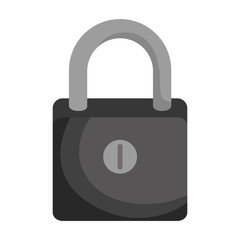 safe padlock security isolated icon vector illustration design