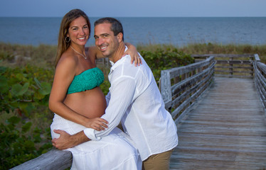 Obraz premium Expecting couple pregnancy