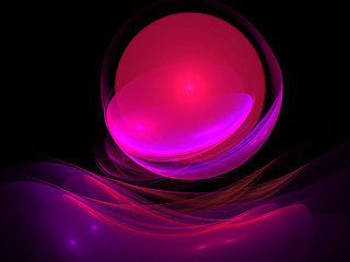Abstract fractal background