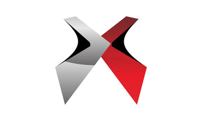     Letter X Modern Logo 