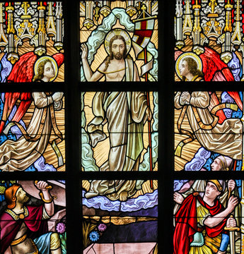 Stained Glass - Resurrection of Jesus