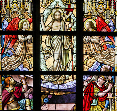 Stained Glass - Resurrection of Jesus