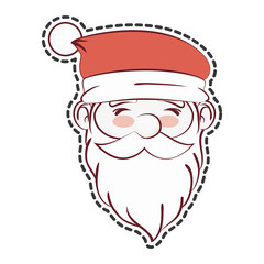 cute santa claus character vector illustration design
