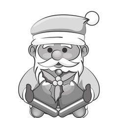 cute santa claus character vector illustration design