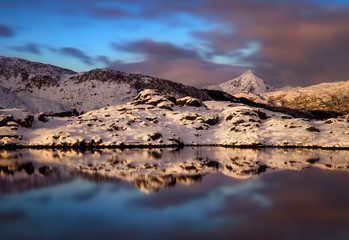 Fototapeta na wymiar Steinefjorden in winter