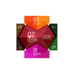 Infographic banner layouts