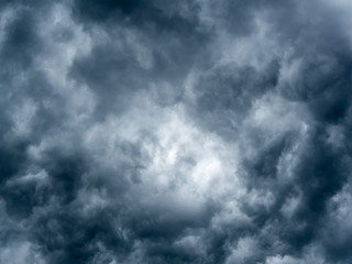 Fototapeta na wymiar Dramatic clouds storm