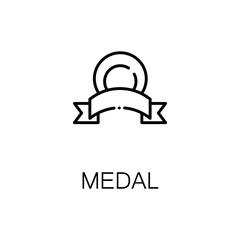 Fototapeta premium Award flat icon or logo for web design.