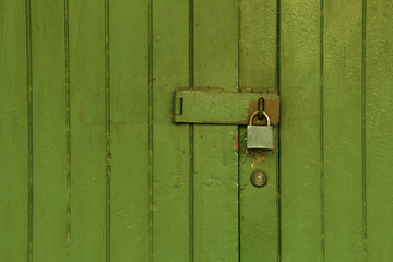 Wooden wall painted for Background and texture