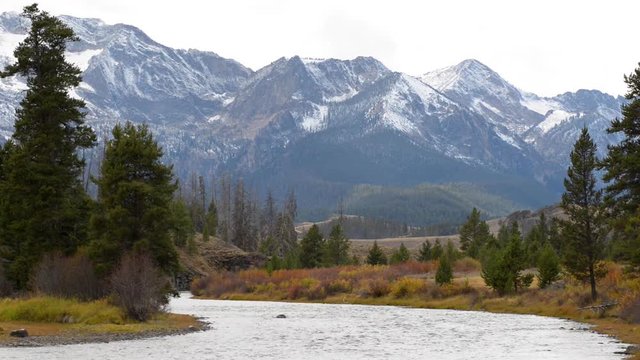 Salmon River Lower Stanley Idaho Sawtooth Range