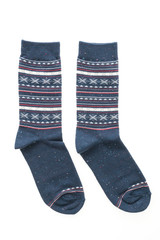 Pair of sock isolated