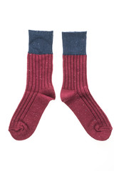 Pair of sock isolated