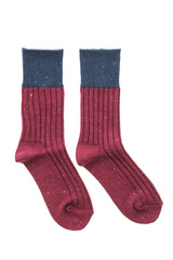 Pair of sock isolated