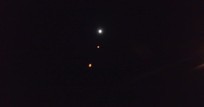 4k Loi Krathong Yi peng festival