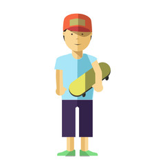 Boy character. Vector Illustration. Isolated