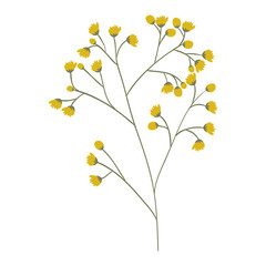 Flower icon. Decoration rustic garden floral nature plant and spring theme. Isolated design. Vector illustration