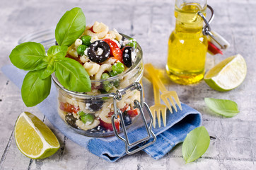 Salad with pasta
