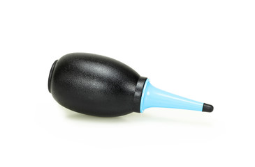 Rubber Air Blower Pump Dust Cleaner for Camera isolated on white