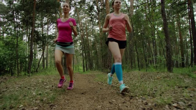 workout in the forest