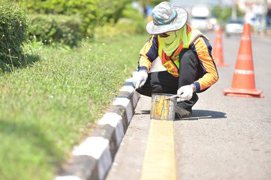 Authorities painted to reduce highway accidents